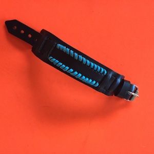 New blue and black cuff